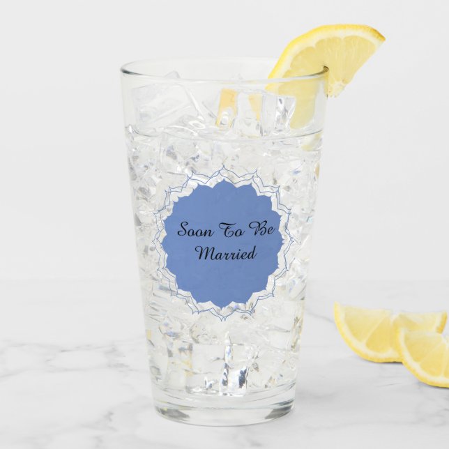 Copo De Pint Logo de Noiva em Breve (Gelo traseiro)