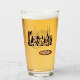 Copo De Pint Logotipo Alessandro Name Com Pizza,