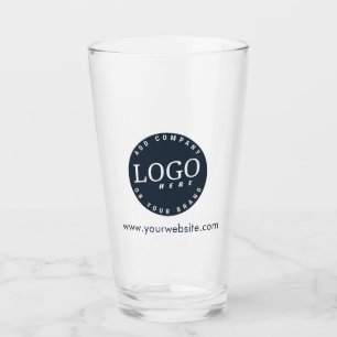 Copo De Pint Logotipo comercial e endereço do site da empresa p