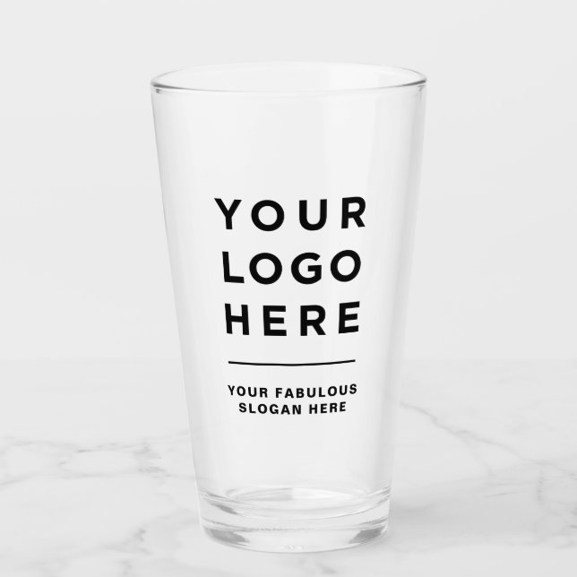Copo De Pint Logotipo comercial profissional simples Slogan cor (Frente)