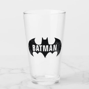 Copo De Pint Logotipo De Bat Com Etching Gotham