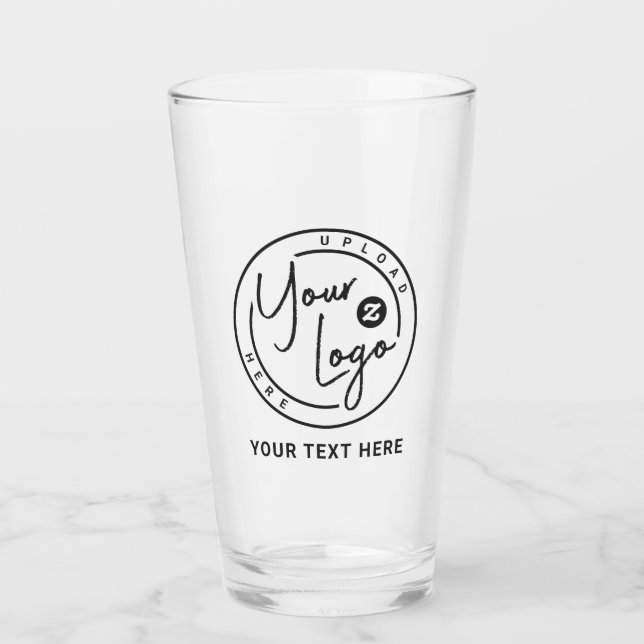 Copo De Pint Logotipo Empresarial Personalizado (Frente)