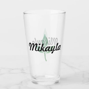 Copo De Pint Logotipo Folha com Nome