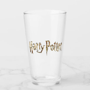 Copo De Pint Logotipo Harry Potter Dourado