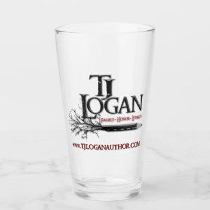 Copo De Pint Logotipo Logan TJ 16 oz. Vidro