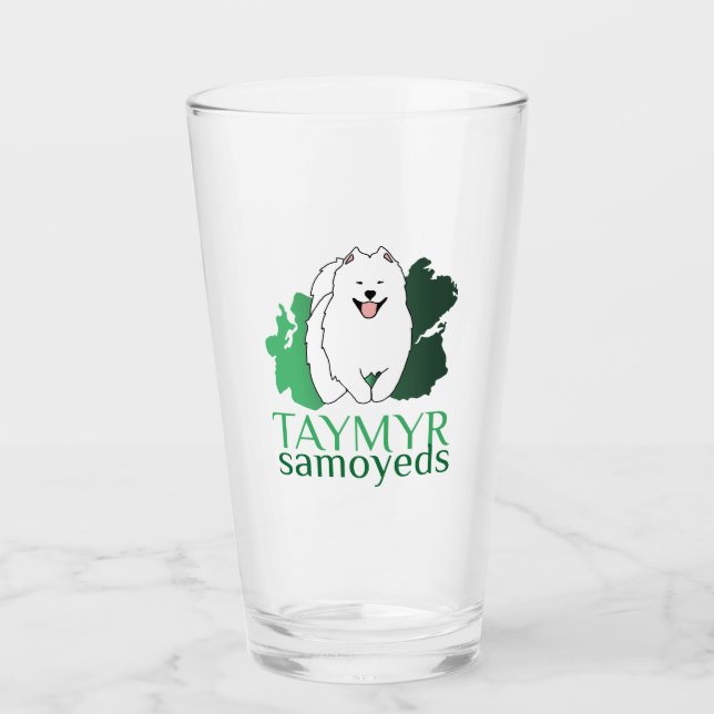 Copo De Pint logótipo Taymyr Samoyeds (Frente)