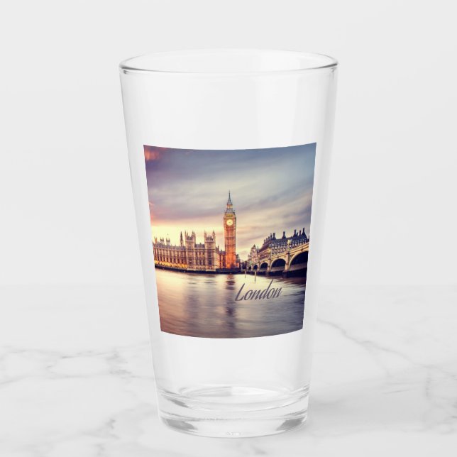 Copo De Pint London England Big Ben (Frente)