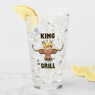 Copo De Pint Longhorn Steer Glass