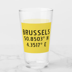 Copo De Pint Longitude em Bruxelas Latitude