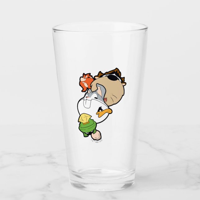 Copo De Pint LOONEY TUNES™ Estilizou Cabeças Grandes (Frente)
