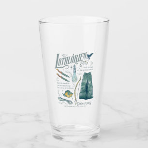 Copo De Pint LOTHLORIEN™ Colagem Gráfica em Aquarela