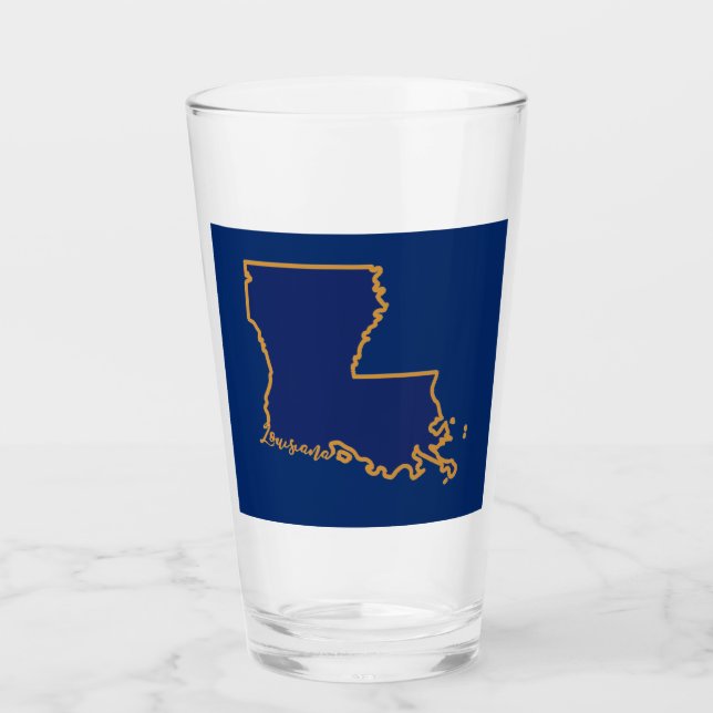 Copo De Pint Louisiana Pint Glass (Frente)