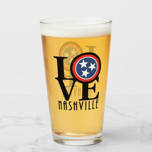 Copo De Pint LOVE Nashville (Traseira (Preenchido))