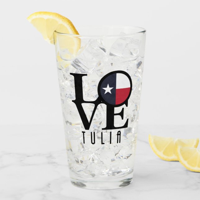 Copo De Pint LOVE Tulia Texas (Gelo frontal)
