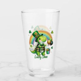 Copo De Pint Lucky Dino St. Patrick’s Day Drinking Glass