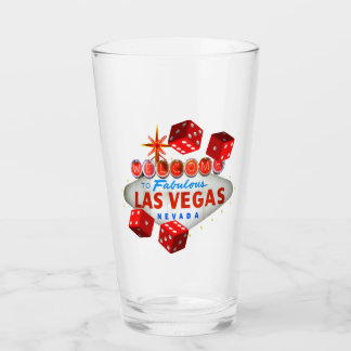 Copo De Pint Lucky Las Vegas Glass