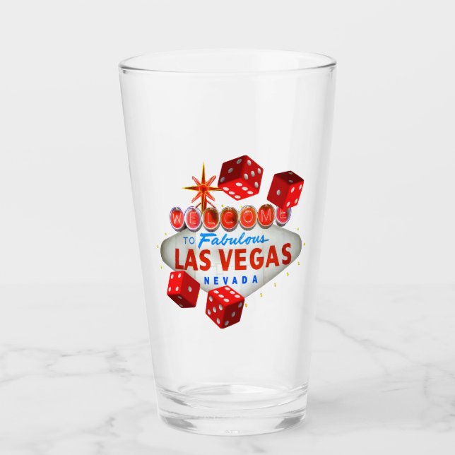 Copo De Pint Lucky Las Vegas Glass (Frente)