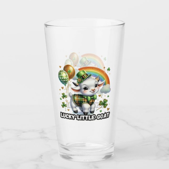 Copo De Pint Lucky Little Goat -St. Patrick’s Day  (Frente)