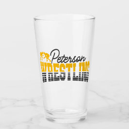 Copo De Pint Lutador da Equipe da Luta da Escola de NOME Person