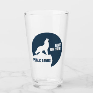 Copo De Pint Lute Pelo Seu Lobo De Terras Públicas