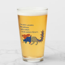 Luttrell Psalter Glass Tumbler