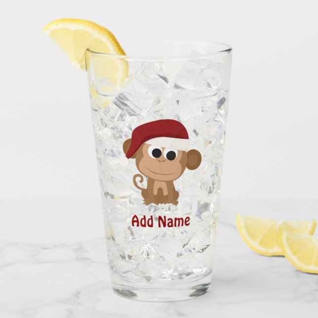 Copo De Pint Macaco papai noel (Gelo frontal)