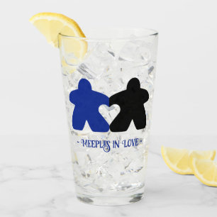 Copo De Pint Maçãs no Amor, Tumbler Azul e Preto