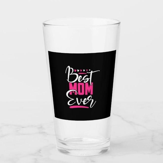 Copo De Pint Mãe de Arte Melhor Mãe (Frente)