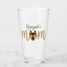 Copo De Pint Mãe de German shepherd Personalizada