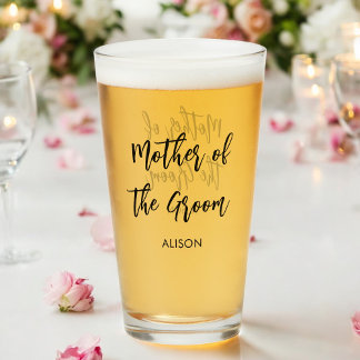 Copo De Pint Mãe do Casamento de Groom Bridesmaid