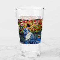 Mãe e Criança Monet no Jardim