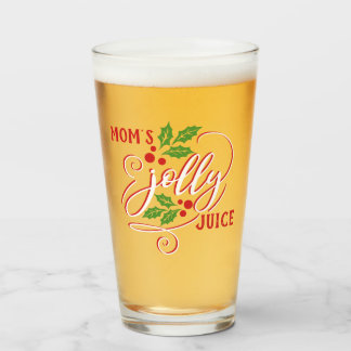 Copo De Pint Mãe Jolly Juice Christmas Cheer Glass