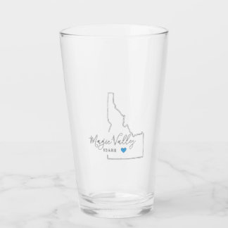 Copo De Pint Magic Valley Idaho Water Glass