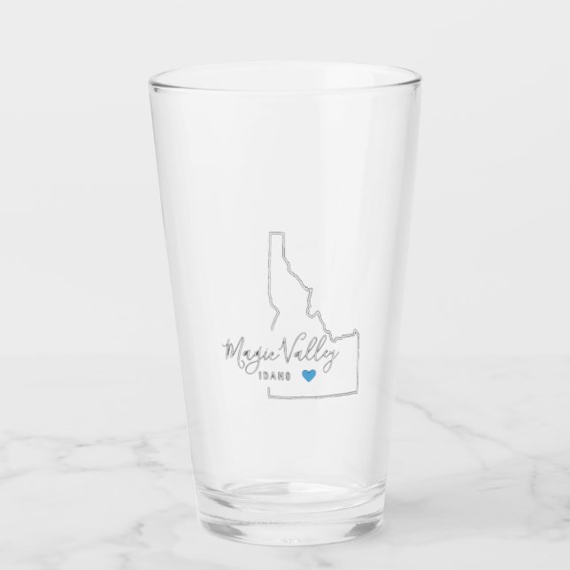 Copo De Pint Magic Valley Idaho Water Glass (Frente)