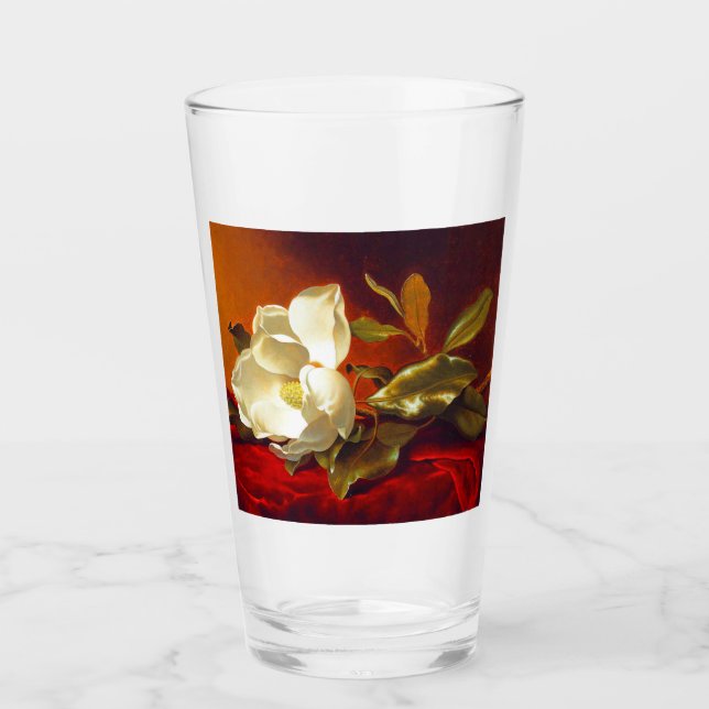 Copo De Pint Magnolia em Red Velvet Martin Johnson Heade (Frente)