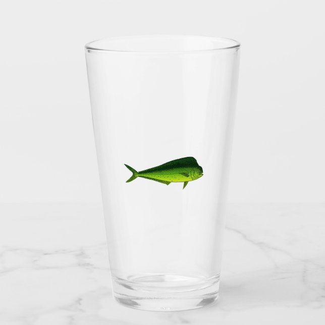Copo De Pint Mahi Mahi - Peixes de golfinhos - Dorado (Frente)