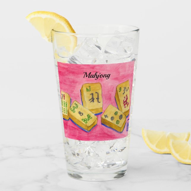 Copo De Pint Mahjong (Gelo frontal)