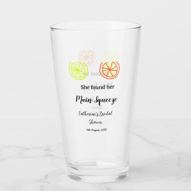 Copo De Pint Main Squeeze limão cítrico chá de panela adicione  (Frente)