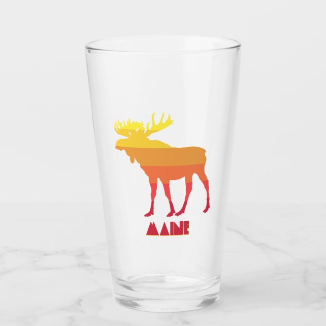 Copo De Pint Maine Moose (Frente)