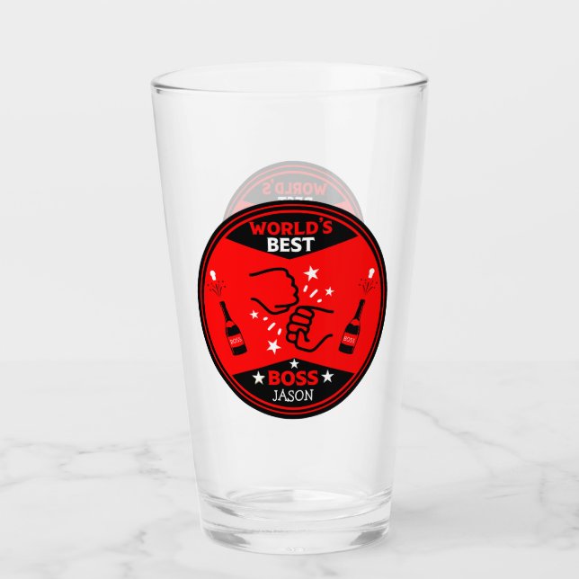 Copo De Pint Maior Chefe do Mundo (Frente)