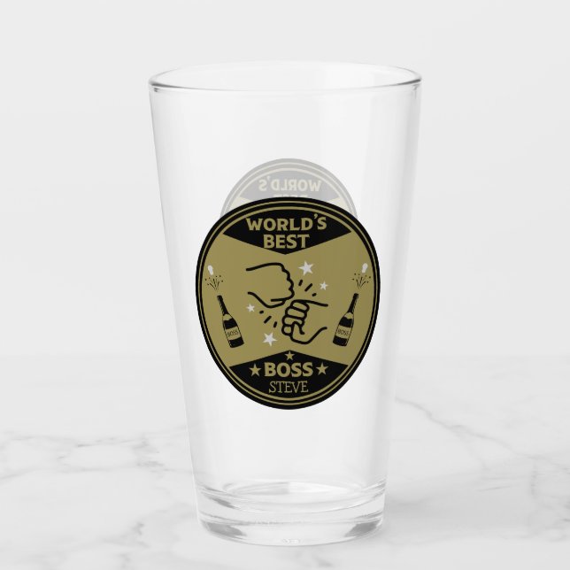 Copo De Pint Maior Chefe do Mundo (Frente)
