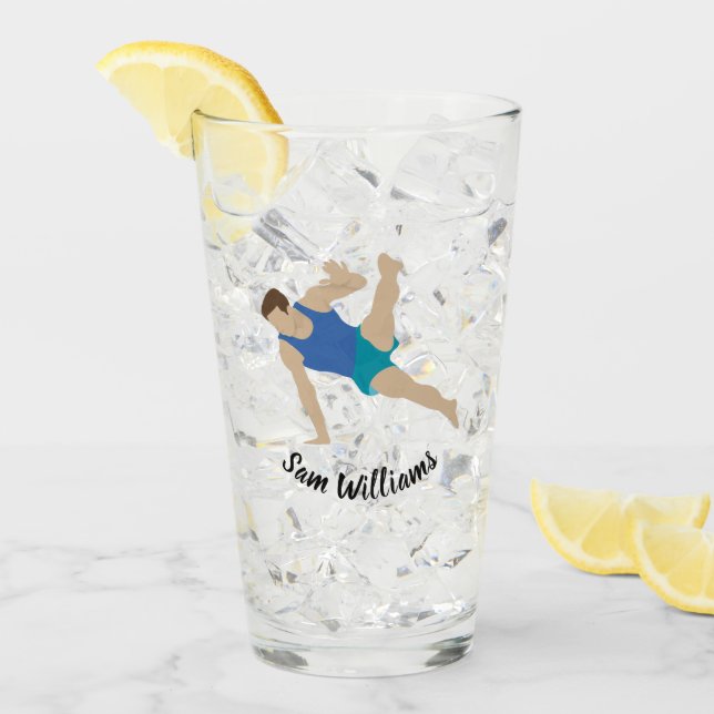 Copo De Pint Male Gymnast (Gelo frontal)