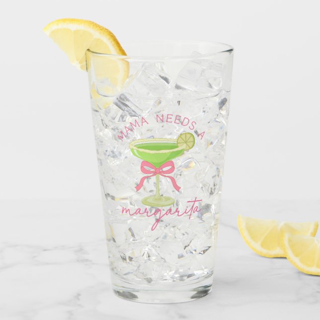 Copo De Pint Mama Precisa de uma Margarida (Gelo frontal)