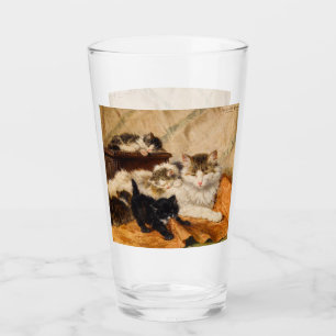 Copo De Pint Mamãe e Seus Gatinhos