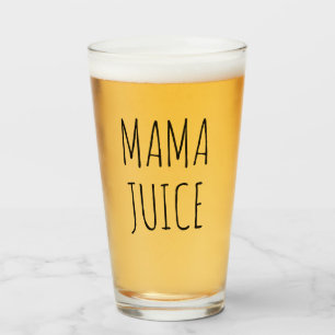 Copo De Pint Mamãe Juice  Vidro
