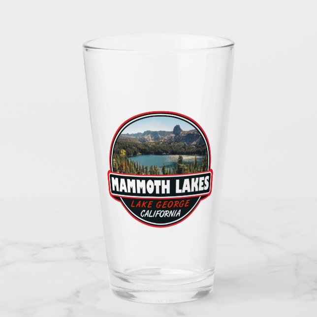 Copo De Pint Mammoth Lagos California Viagem Art Emblem (Frente)