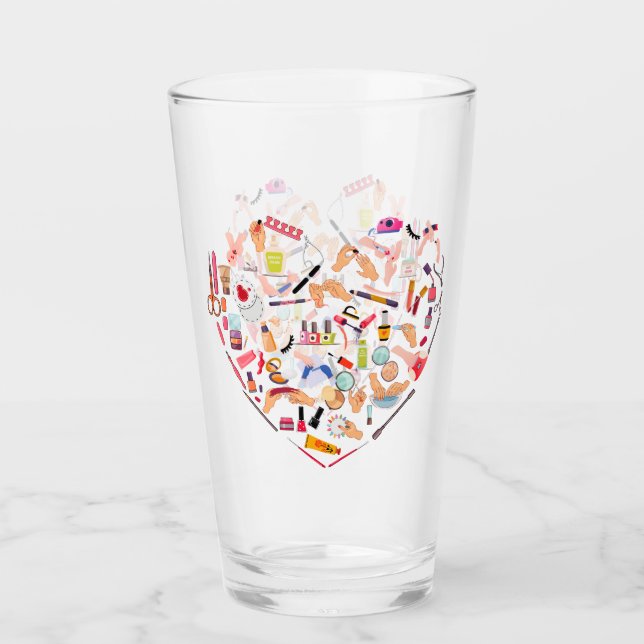 Copo De Pint Manicurist - Coração da Ferramenta do Técnico de N (Frente)