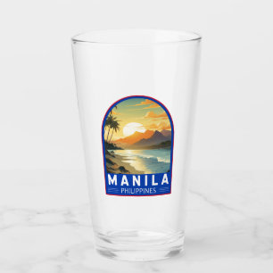 Copo De Pint Manila Filipinas Viagem Art Vintage