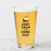 Mantenha cerveja calma e da bebida de Pivo Checo