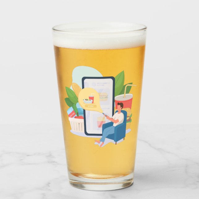 Copo De Pint Mantenha ou design seu próprio:-) (Frente (Preenchido))